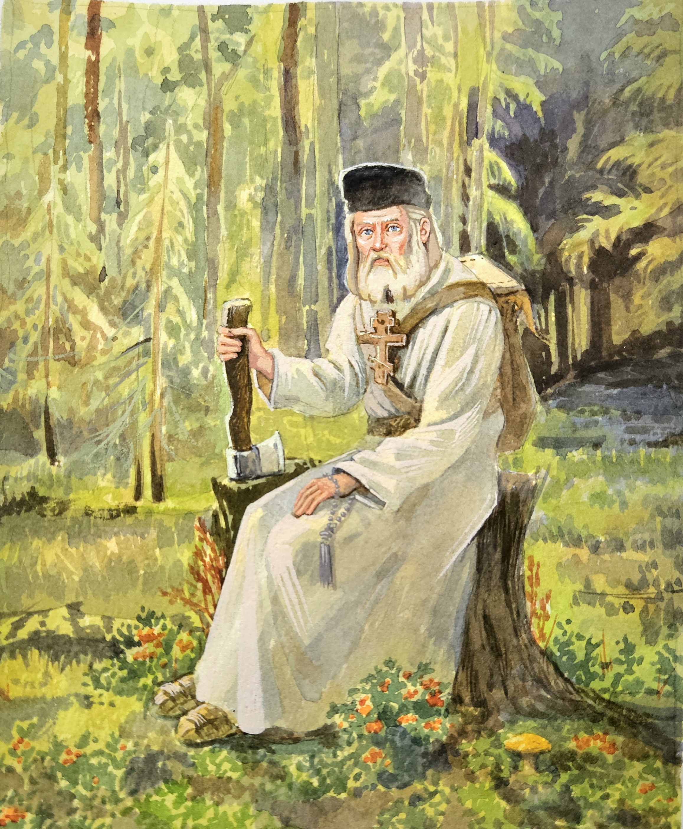 Серафим Саровский для издательства "Вольный странник"