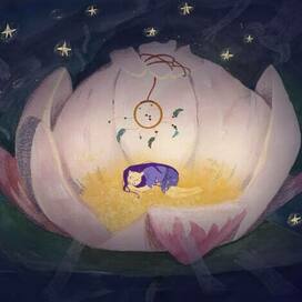 Серия открыток для подкаста "сказки Морфея"