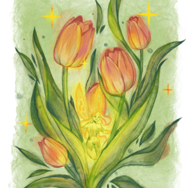 Открытка к 8 марта