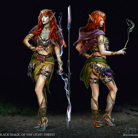 Black magic of the light forest