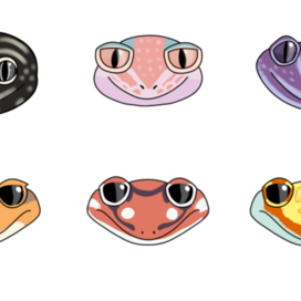 Стикеры с эублефарами