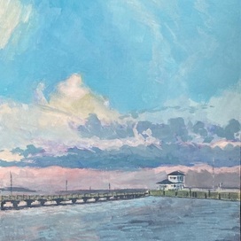 Петергоф. Сумерки 