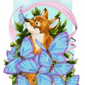 В голубом цвете