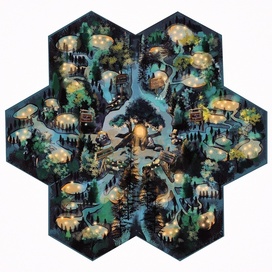 Карта для настольной игры 