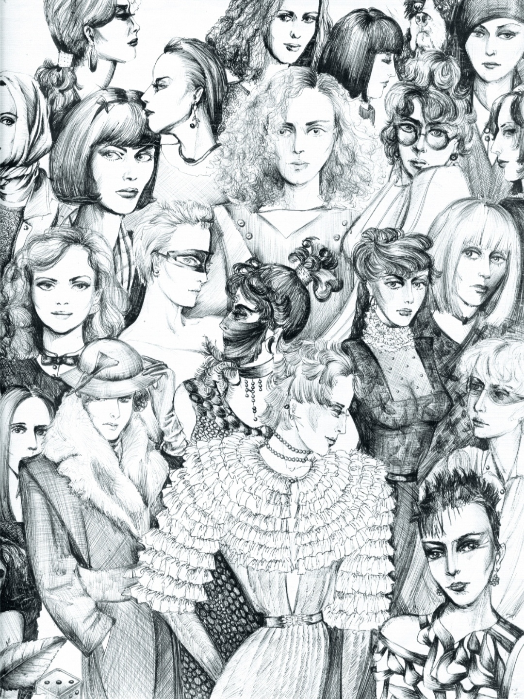 Почеркушки шариковой ручкой