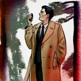 иллюстрация по мотивам сериала "Твин пикс":)