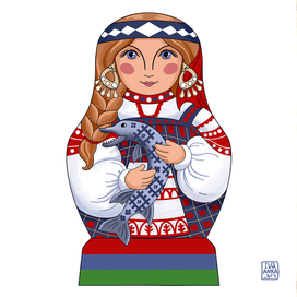 Матрешка Карелия