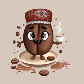 Бренд персонаж "Кофе"