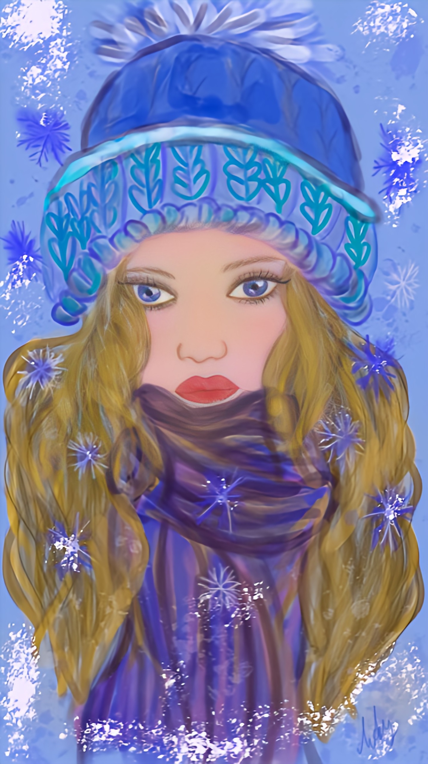 портрет девушки