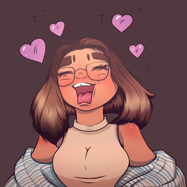 Моё лицо, когда ты рядом