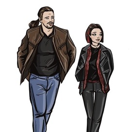 Разработка главных героев комикса по фото реальных людей