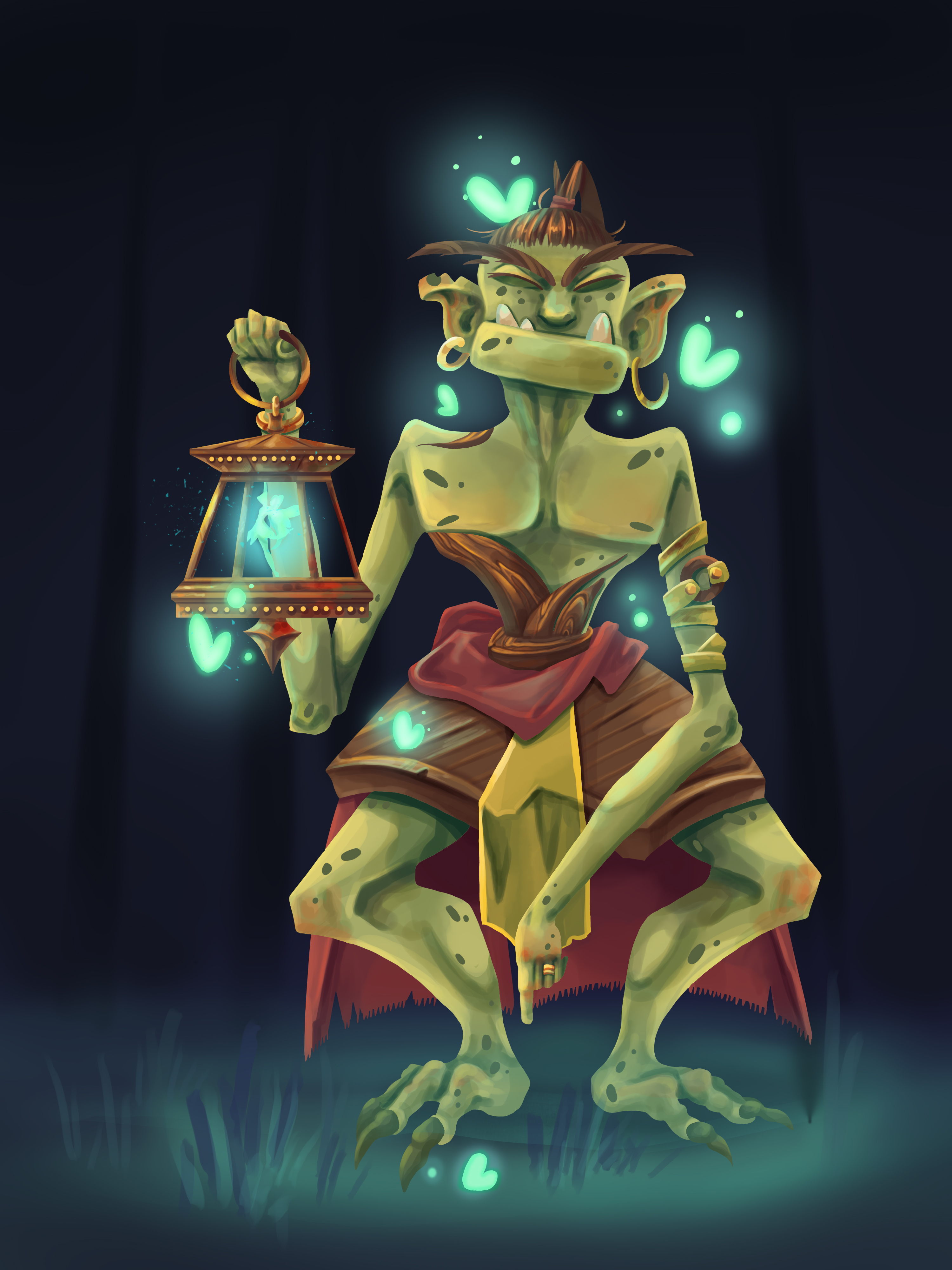 Тролль-привратник, концепт-арт