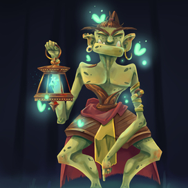 Тролль-привратник, концепт-арт