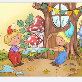 Иллюстрация для детской сказки