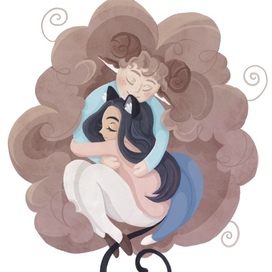 Акварельная открытка