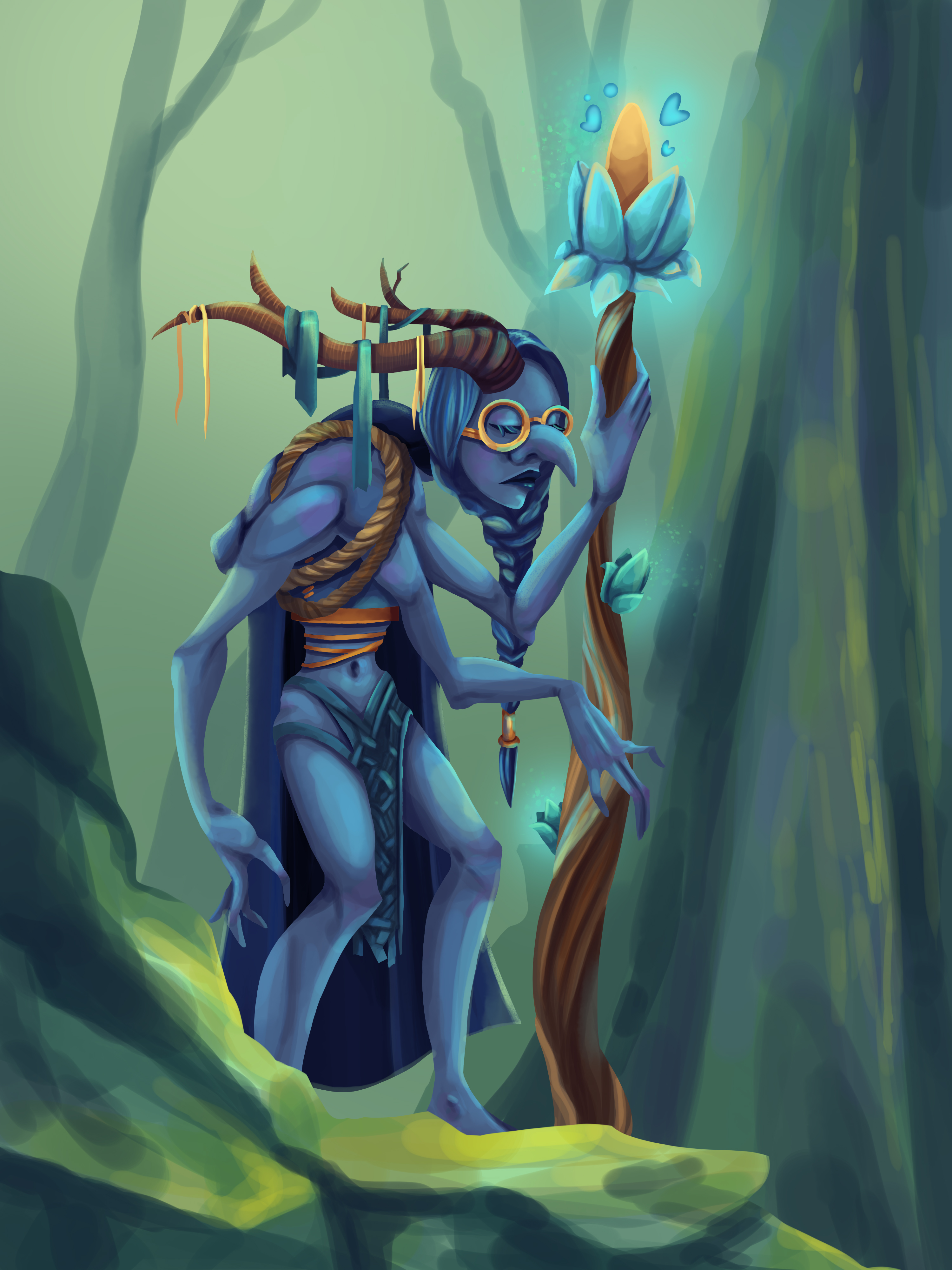 Хранительница леса - концепт арт