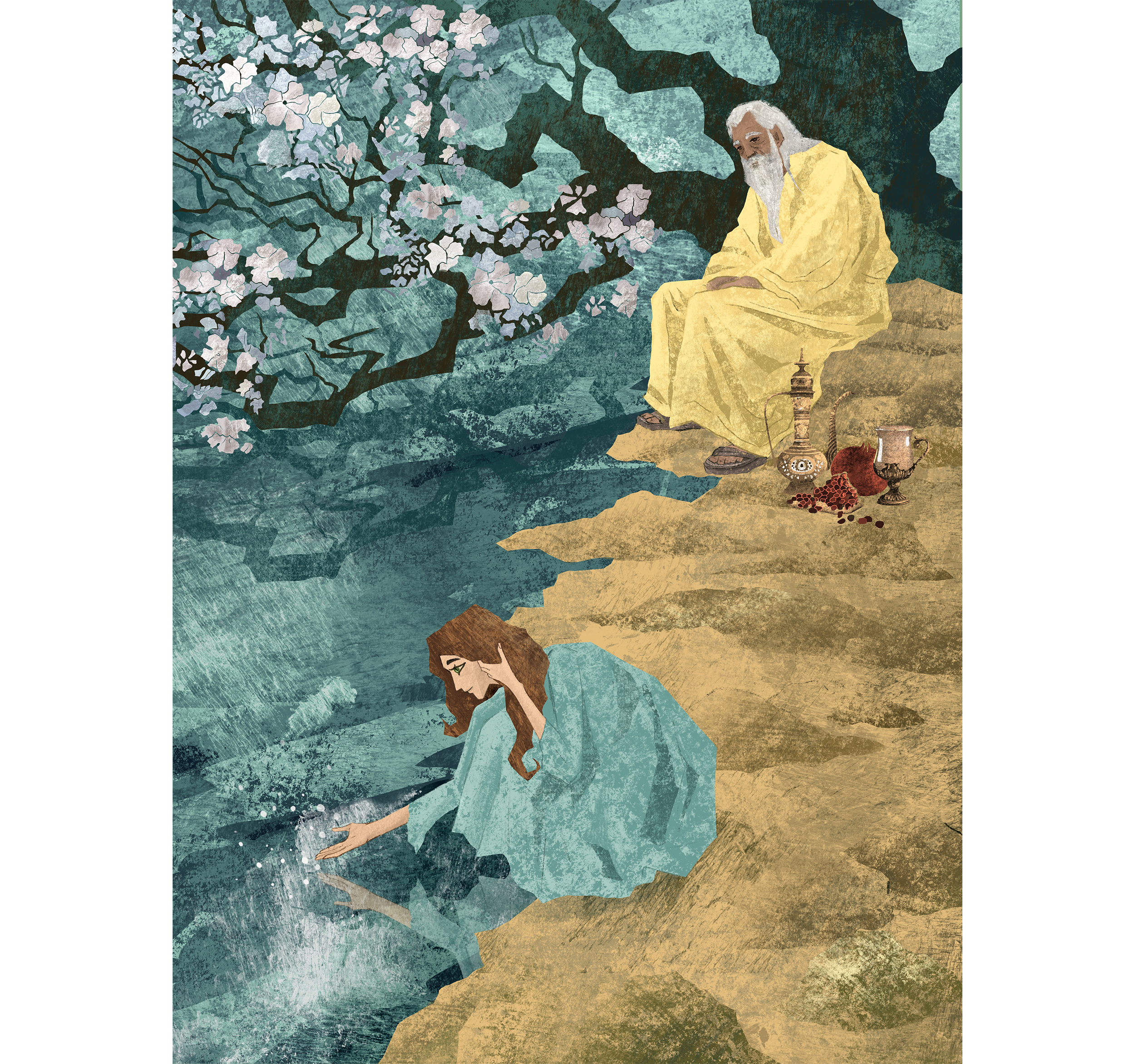 Иллюстрация для книги «Cristal Rose and the Paths of Wisdom»