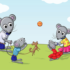 Семья мышек