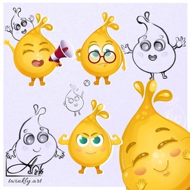 Персонаж-капля