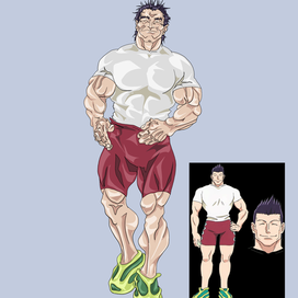 Стилизация персонажа из аниме "хантерХхантер"