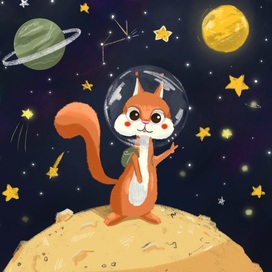 Белка в космосе