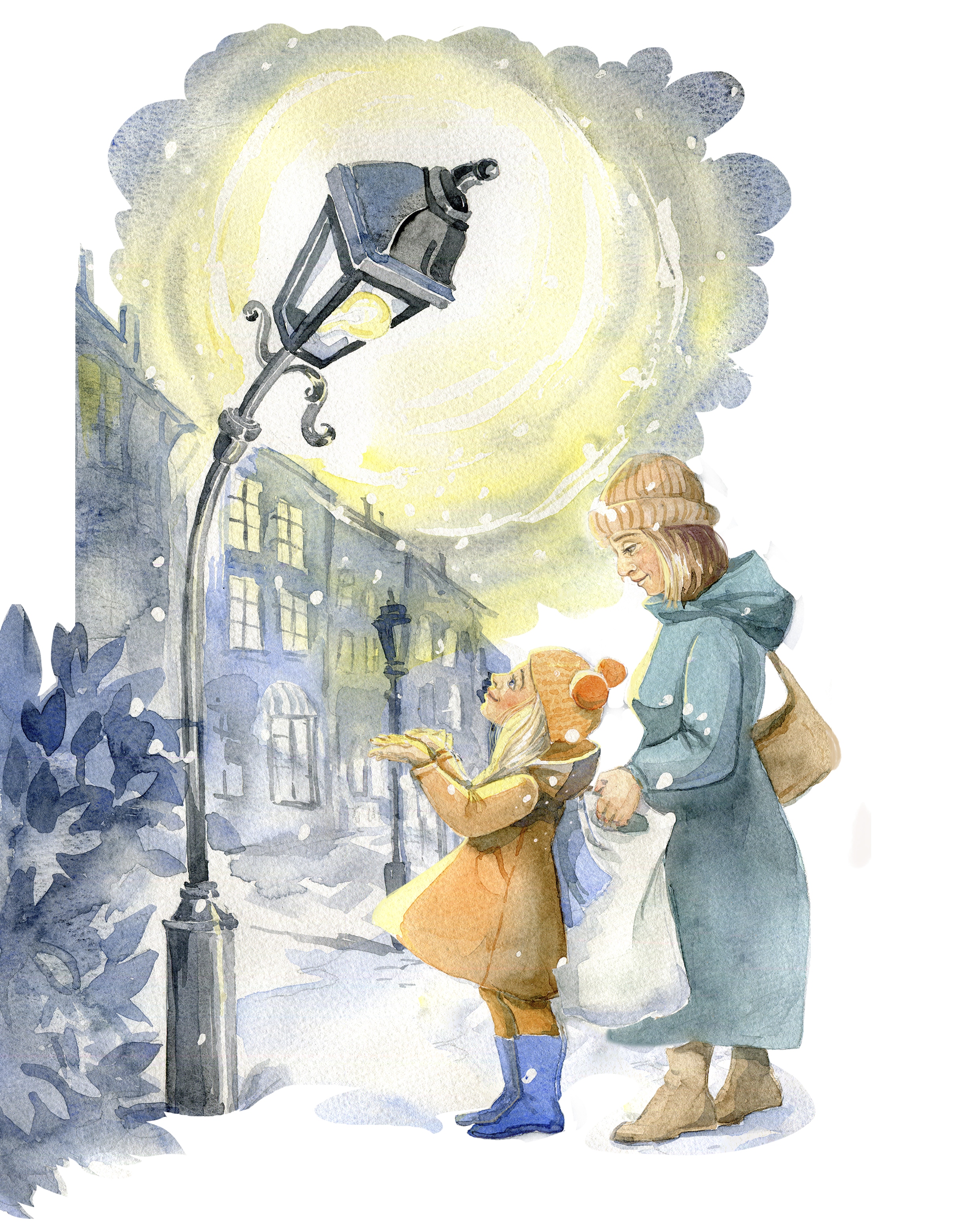 Фонарь. Иллюстрация к книге Юлии Чернухиной «Волшебные витражи»