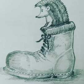 Ежик в ботинке