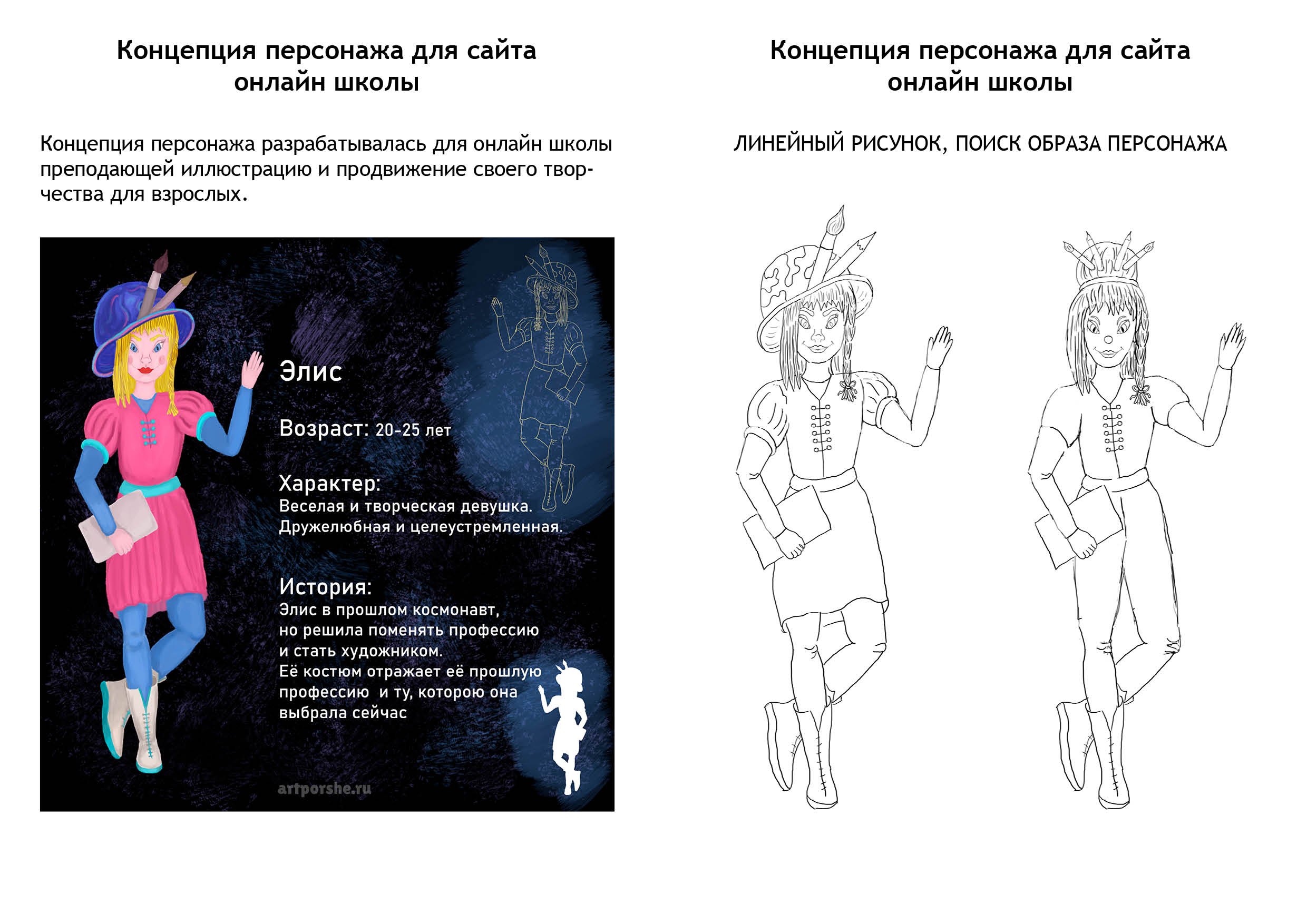 Персонаж для онлайн школы