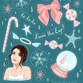 Индивидуальный стикерпак для печати