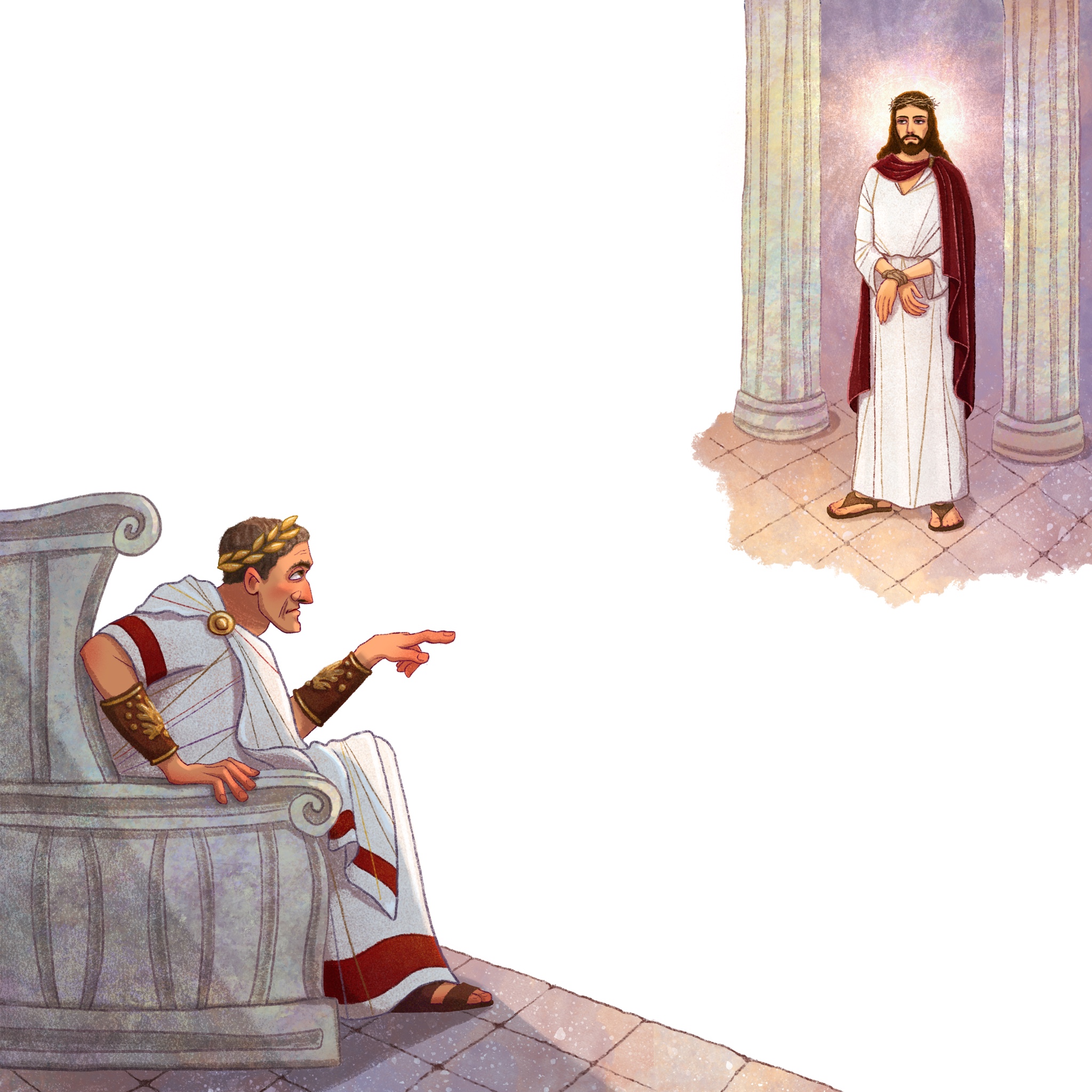 Библейская сцена.