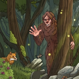 Неожиданная встреча в волшебном лесу