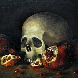 Череп в гранатах