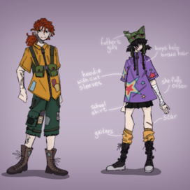 Оригинальные персонажи для комикса 