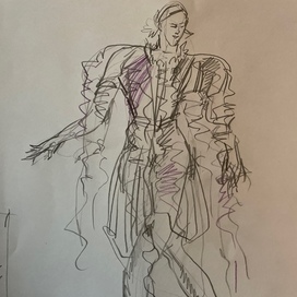 Модель в движении 