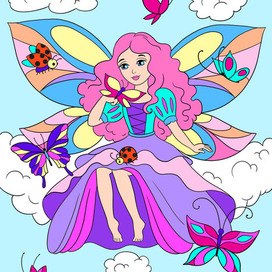 фея на облаках