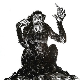 Обезьяна с гранатой