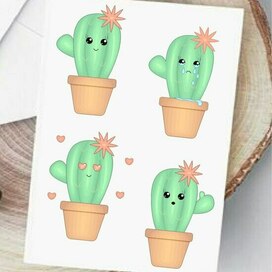 Стикерпак "Кактусы"