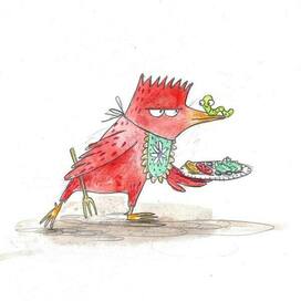 Говорю тебе, прыгай в салат!