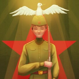 Открытка к Дню победы 