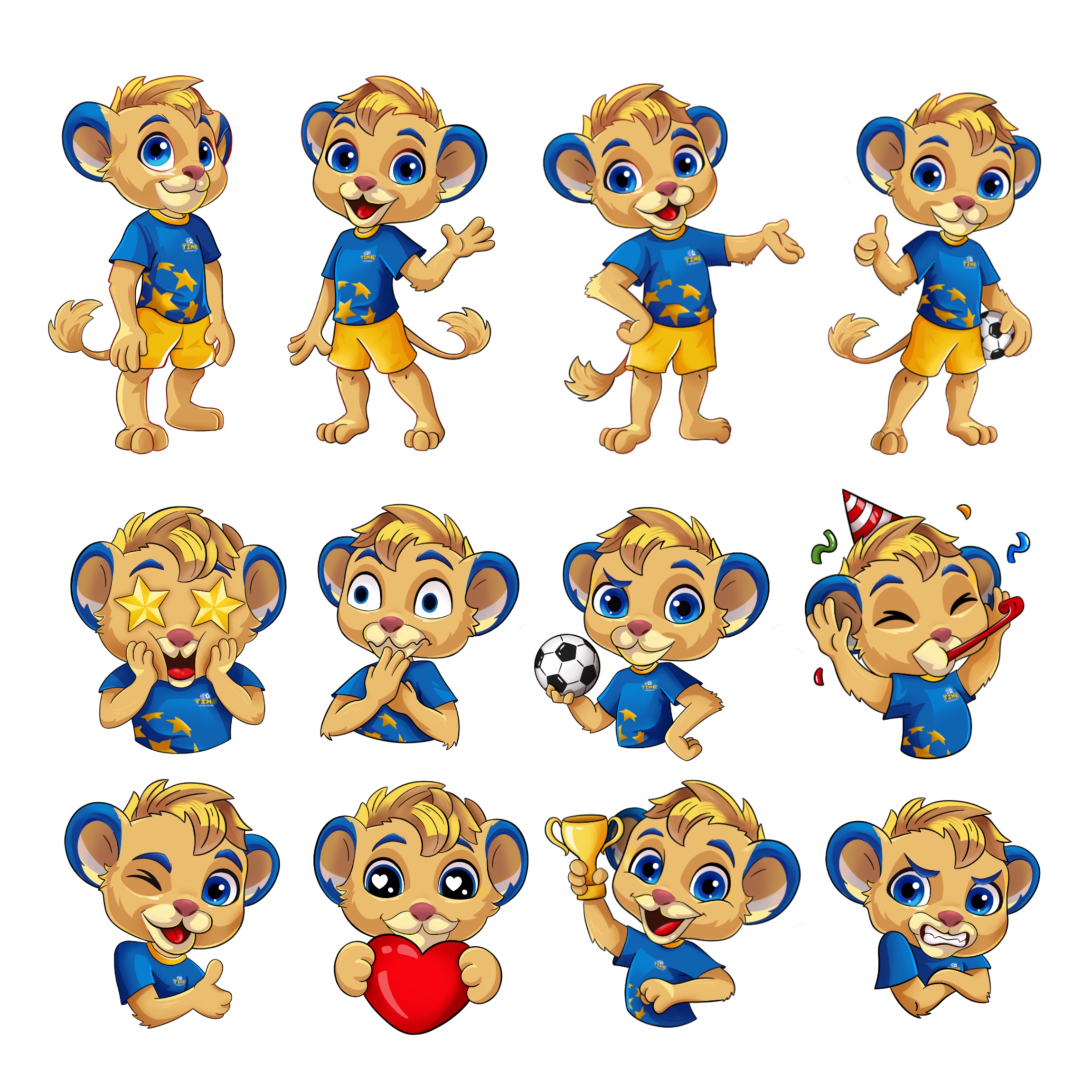 Маскот для футбольной команды