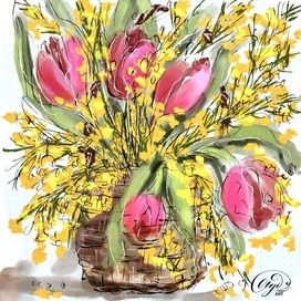 Весенний букет