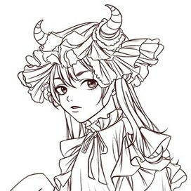 просто скетчик какой то девочки