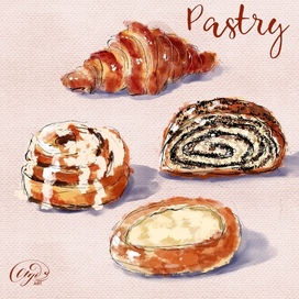 Выпечка булочки