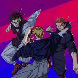 Фан арт по Магической битве