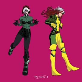 Люди Икс Шельма (фан арт)