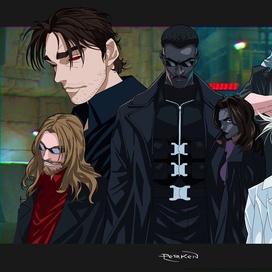 Фан арт фильма "Блэйд"