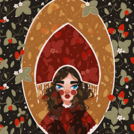 Иллюстрация для упаковки чая 