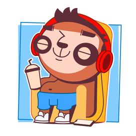 Веселый ленивец