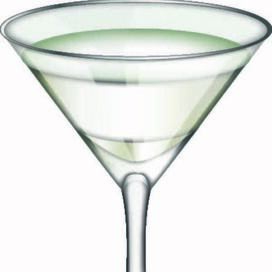 Бокал мартини