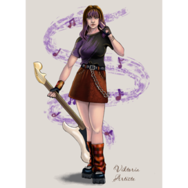 Гитаристка